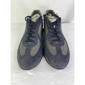 HOGAN Interactive Blue Suede Nylon Sneakers Shoes Size 9